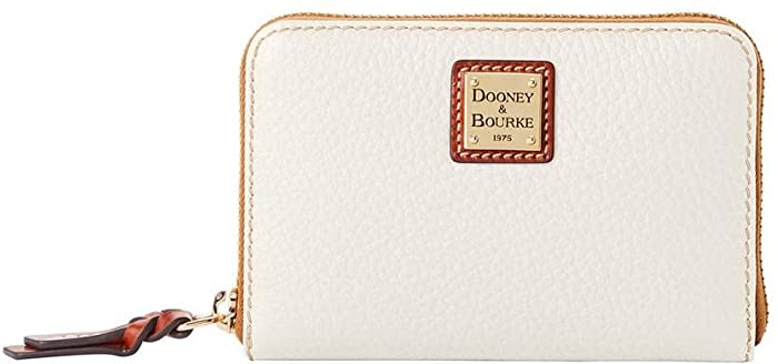 Pebble Medium Zip Around Wallet White