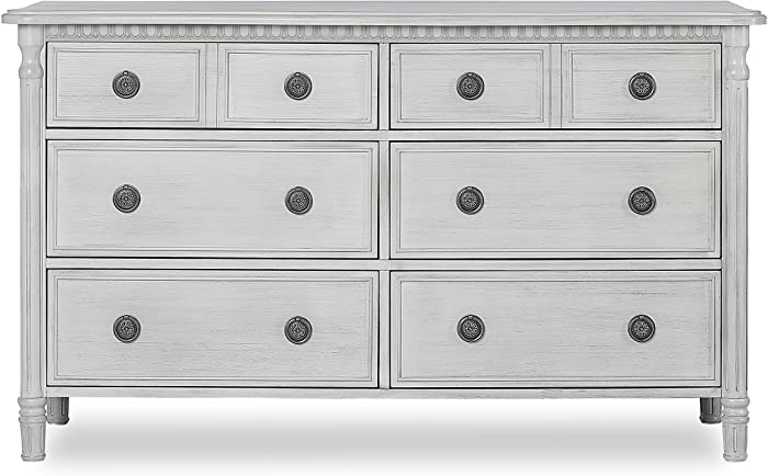 Evolur Julienne 6 Double Dresser, Antique Grey Mist , 54x20.30x33 Inch (Pack of 1)