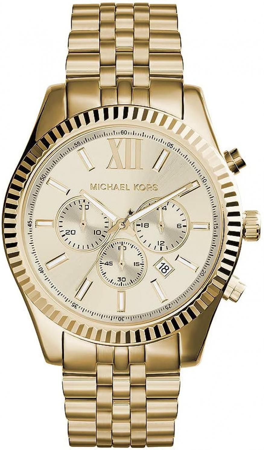 Michael Kors Lexington Chronograph Stainless Steel Watch