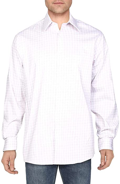 Van Heusen Men's Flex Regular Fit Spread Collar Dress Shirt