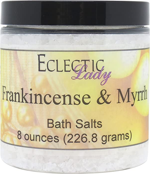 Frankincense And Myrrh Bath Salts by Eclectic Lady, 8 ounces