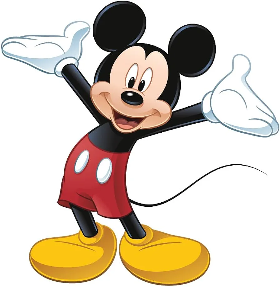 RoomMates Mouse RMK1508GM: Mickey & Friends Peel & Stick Giant Wall Decal, One Size