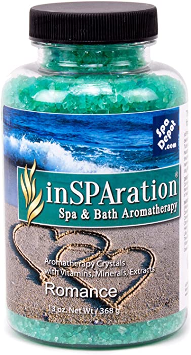 inSPAration Romance Aromatherapy Crystals for Spa, Hot Tub & Bath 13 oz.