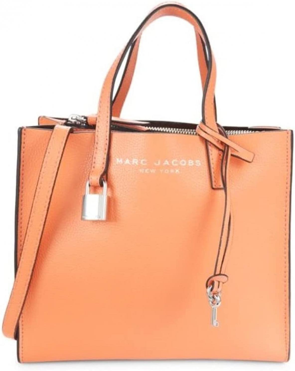 Marc Jacobs M0015685 Mini Grind Melon Orange With Gold Hardware Small Women's Mini Tote Bag