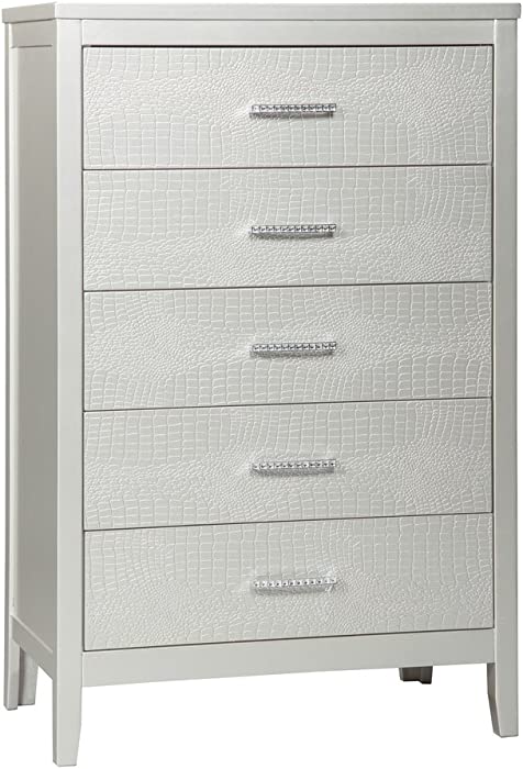 Ashley Furniture Signature Design - Olivet Chest of Drawers - Silver