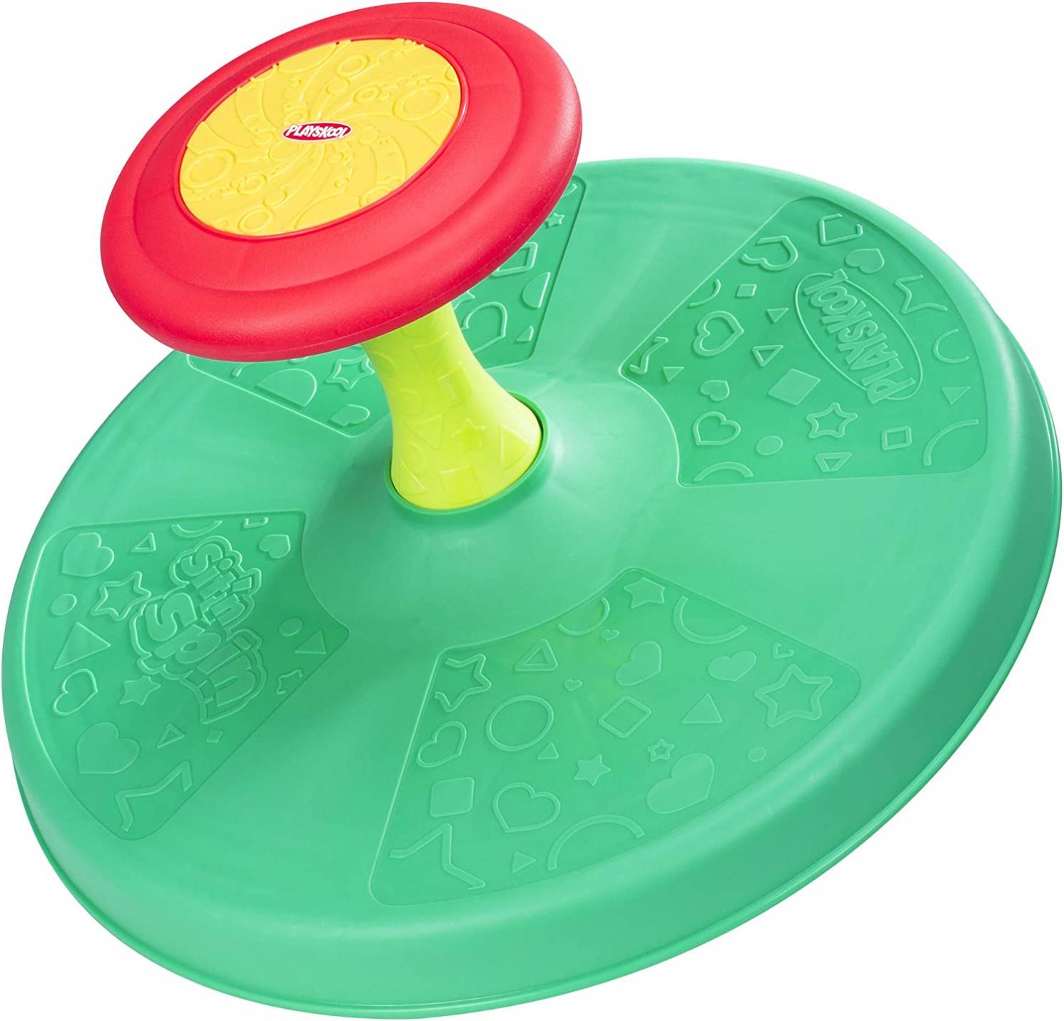 Playskool Sit ‘n Spin Classic Spinning Activity Toy for Toddlers Ages Over 18 Months (Amazon Exclusive),Multicolor