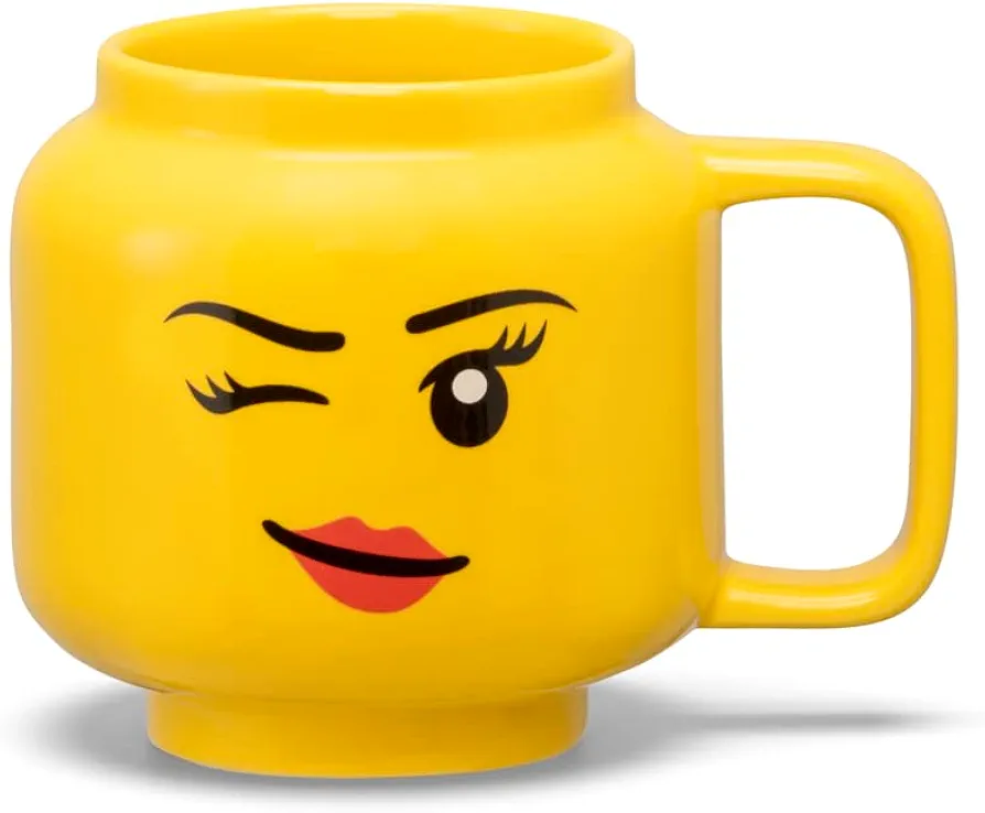 Room Copenhagen LEGO Ceramic Mug, Winking Girl, Small