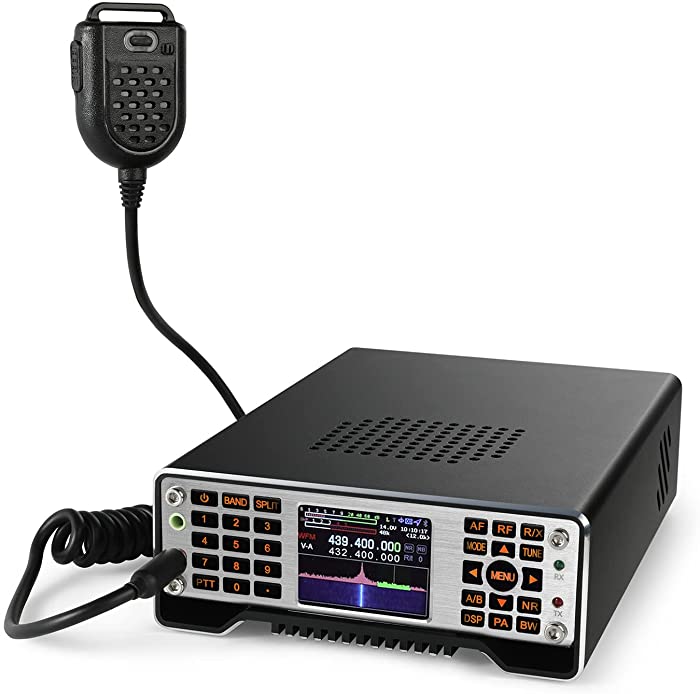 Radioddity QR20 20W QRP Radio SDR Transceiver, Full Band CW SSB RTTY AM FM DMR, Auto Antenna Tuner