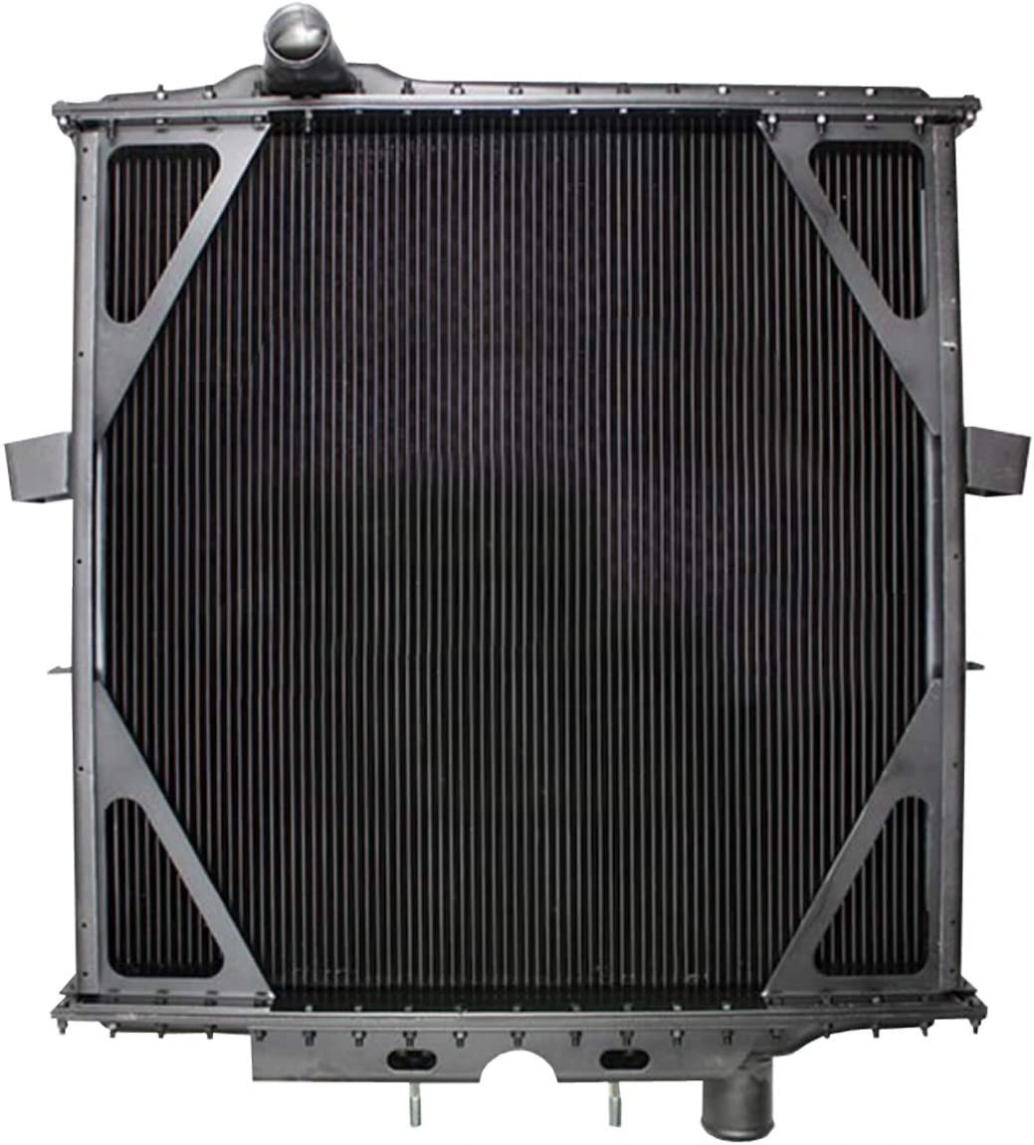 TPHD 4 Row Metal Radiator W/ Frame 36.25 X 34.625 Inch Fits Peterbilt 357, 377, 378, 379, 385 & 386