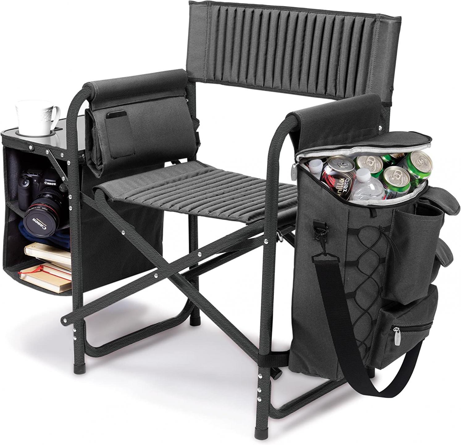 ONIVA - a Picnic Time brand - Fusion Camping Chair with Side Table and Soft Cooler - Beach Chair