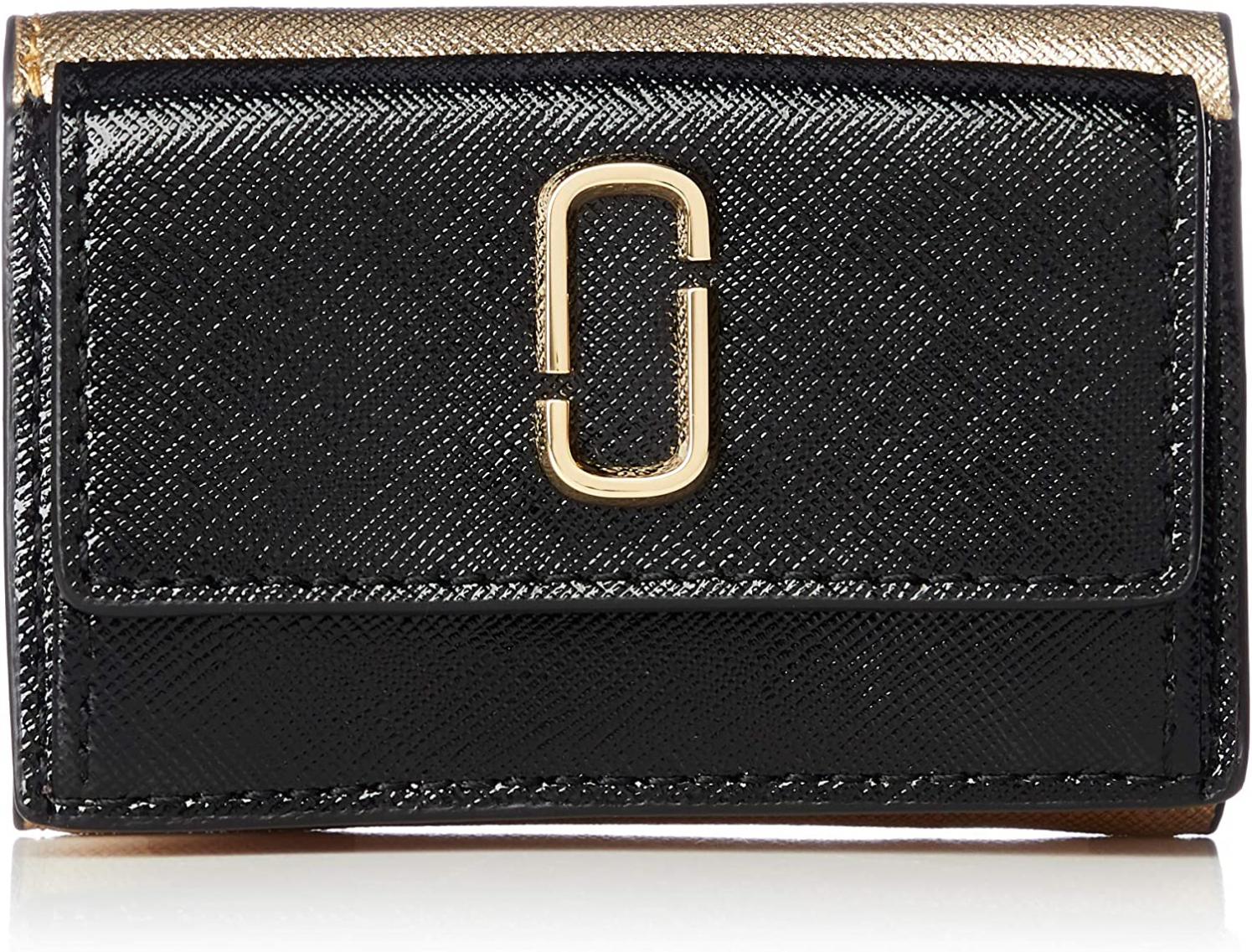 MARC JACOBS(マークジェイコブス) Women's Trifold Wallet, NewBlackMulti