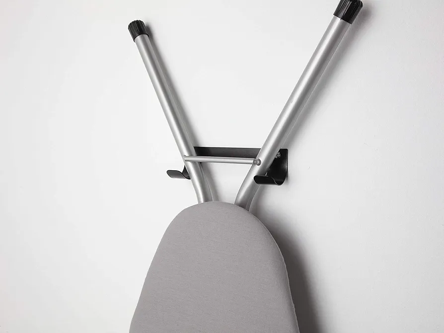 Ironing Board Holder, Black, T-leg or Y-leg (Black)