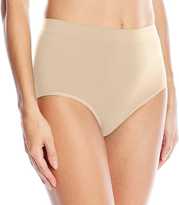 Vanity Fair Women's Smoothing Comfort Brief Panties with Rear Lift