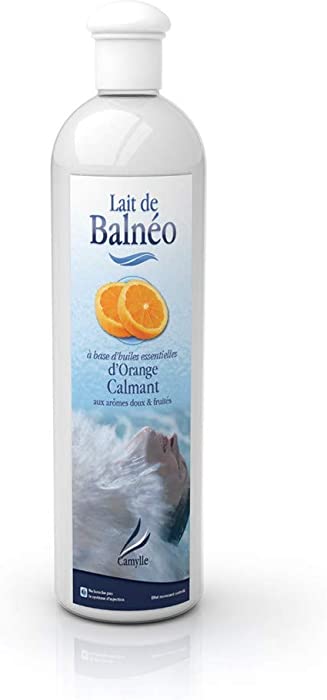 Camylle - Whirlpool Bath Milk Orange - Emulsion of Essential Oils for Hydrotherapy Baths, Bubble Baths, Foot Spas and Massage Mats - Soothing with Sweet and Fruity Aromas - 500ml