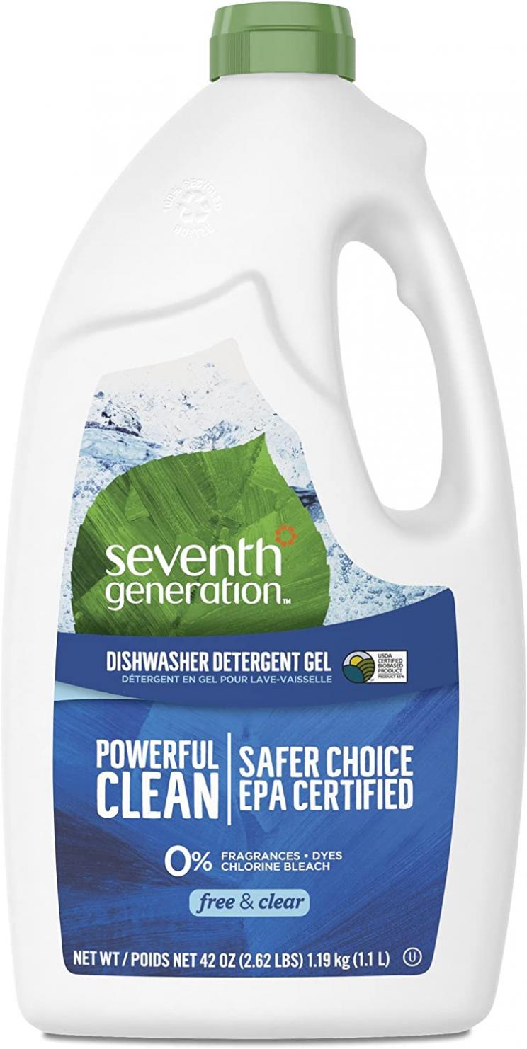 Seventh Generation Free and Clear Dishwasher Detergent Gel 42 Fluid ounce