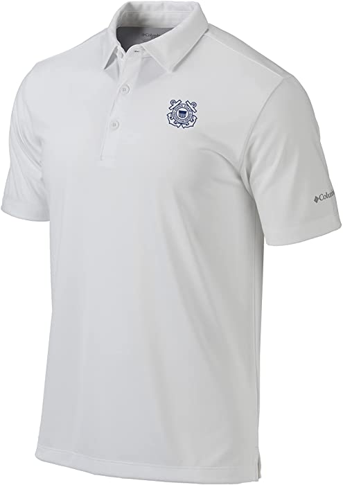 Columbia Golf Men's United States Coast Guard Logo Drive Polo