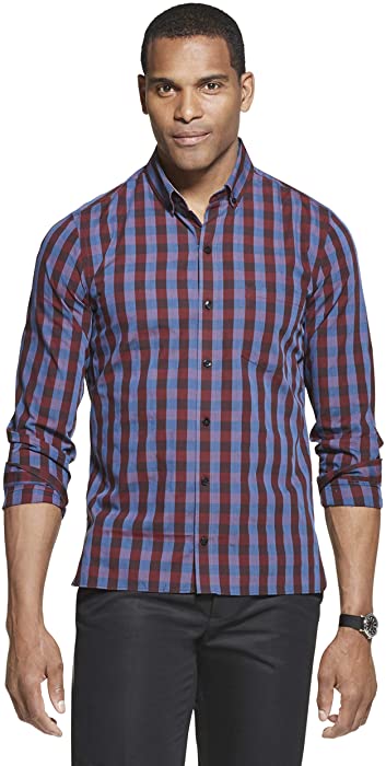 Van Heusen Men's Never Tuck Slim Fit Shirt