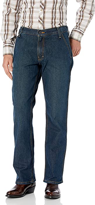 ARIAT Men's Rebar M4 Low Rise Durastretch Workhorse Boot Cut Jeans