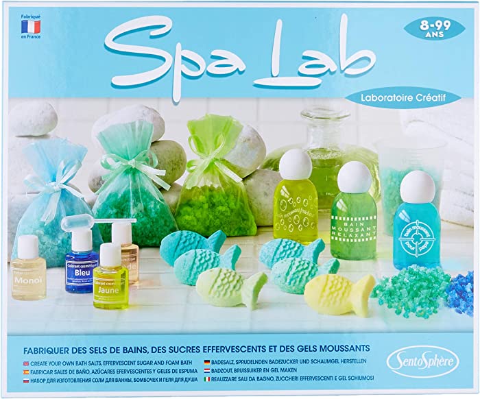 Sentosphere Spa Lab Creative Laboratory Kit for Making Your Own Relaxing Soaps, Gels and Bath Salts