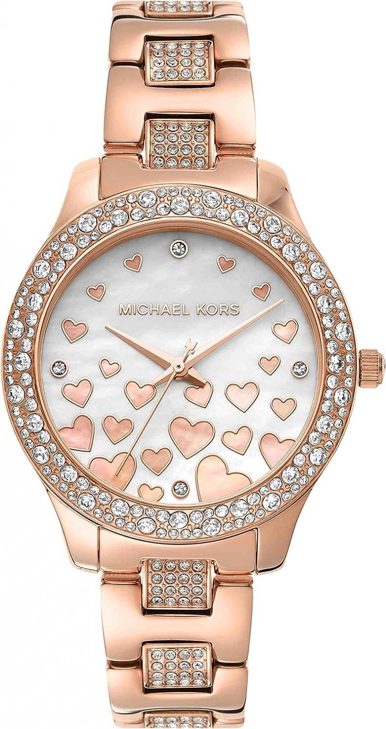 Michael Kors Women's Liliane Quartz Watch with Stainless Steel Strap