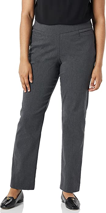 Briggs New York Women's Super Stretch Millennium Welt Pocket Pull on Career Pant