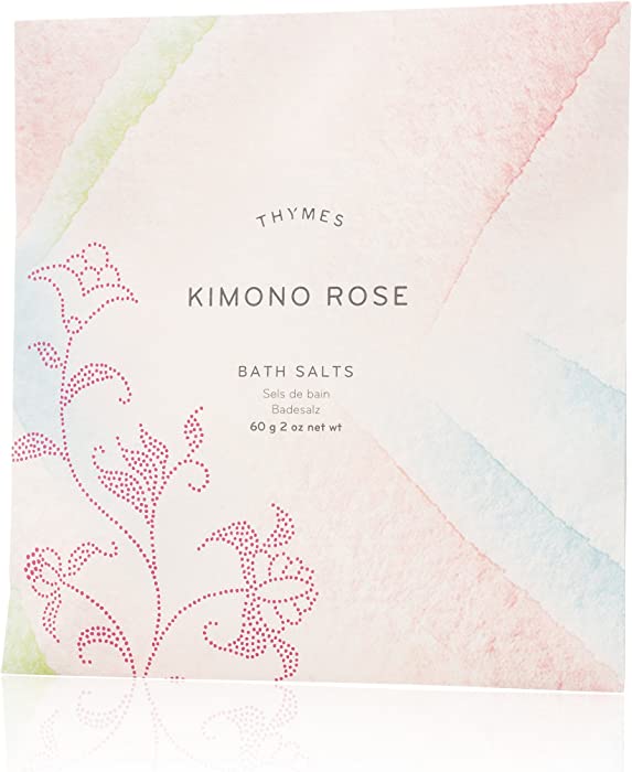 Thymes Bath Salt - 2 Oz - Kimono Rose