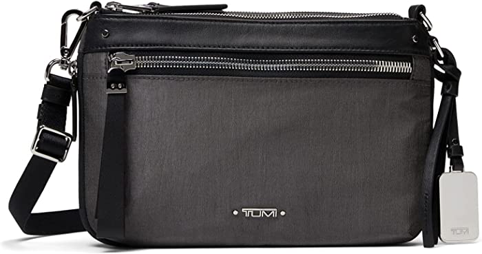 Tumi Sarina Crossbody Pewter Metallic One Size