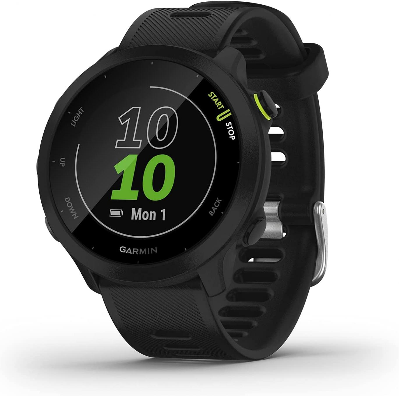 Garmin Forerunner 55 GPS Running Smartwatch, Black