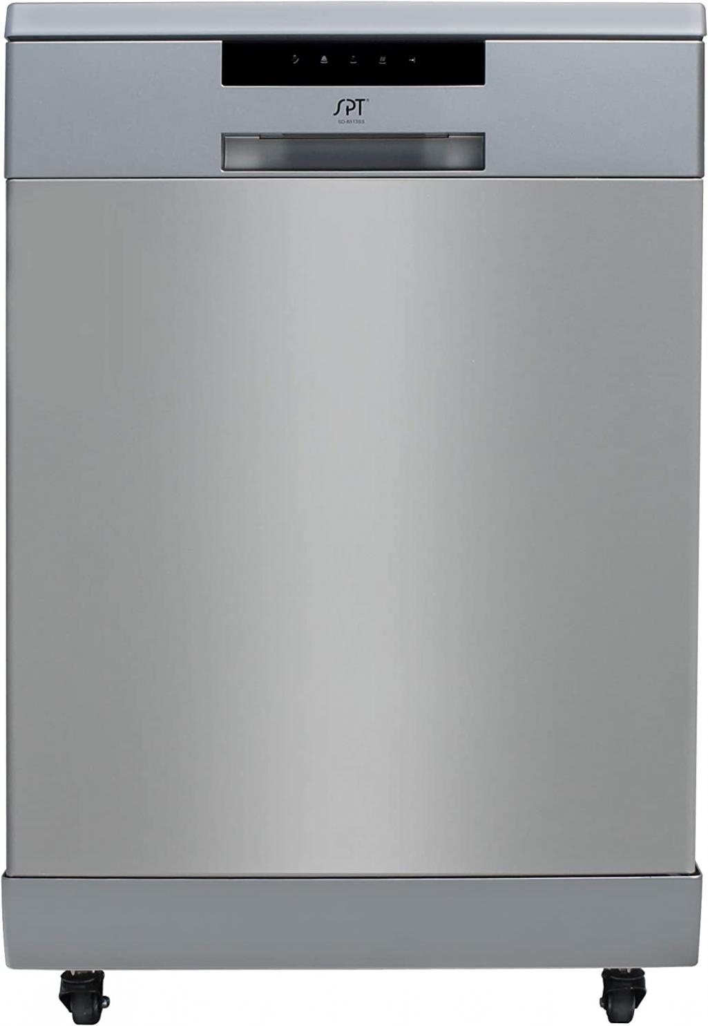 SPT SD-6513SSA Energy Star 24″ Portable Stainless Steel Dishwasher