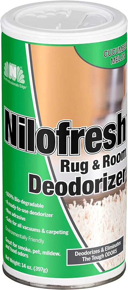 Nilofresh Rug and Room Deodorizer Cucumber Melon 14 oz shaker can (12 NFCM)