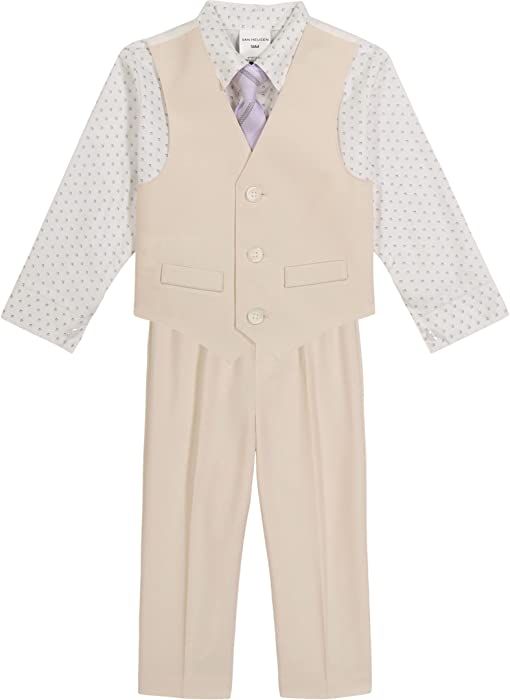 Van Heusen Baby Boys Solid Ticking Vest Set