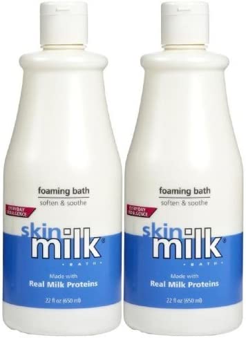 skinMilk Foaming Bath, 22 oz, 2 pk