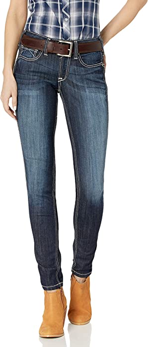 Ariat R.E.A.L. Mid Rise Stretch Skinny Jean - Women’s Slim Fit Denim