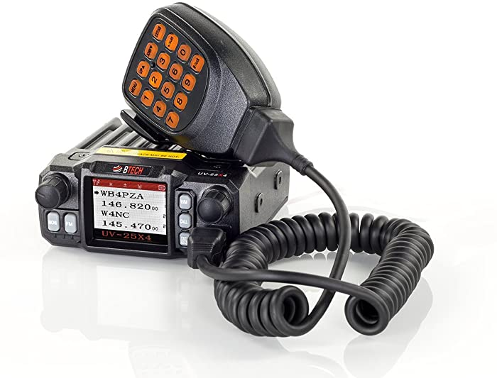 BTECH Mini UV-25X4 25 Watt Tri-Band Base, Mobile Radio: VHF, 1.25M, UHF Amateur (Ham)