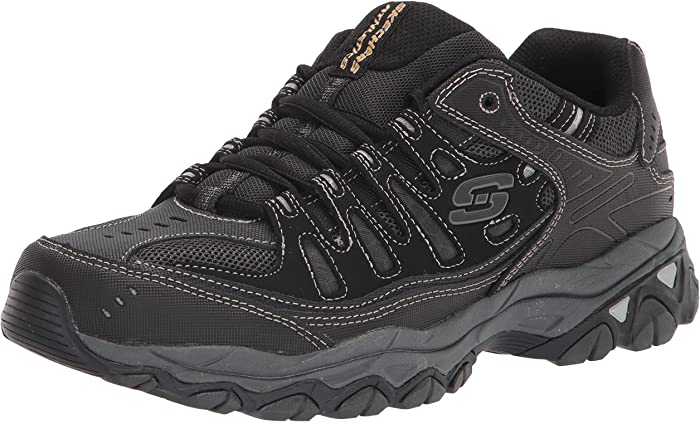 Skechers Men's Afterburn Memory-Foam Lace-up Sneaker