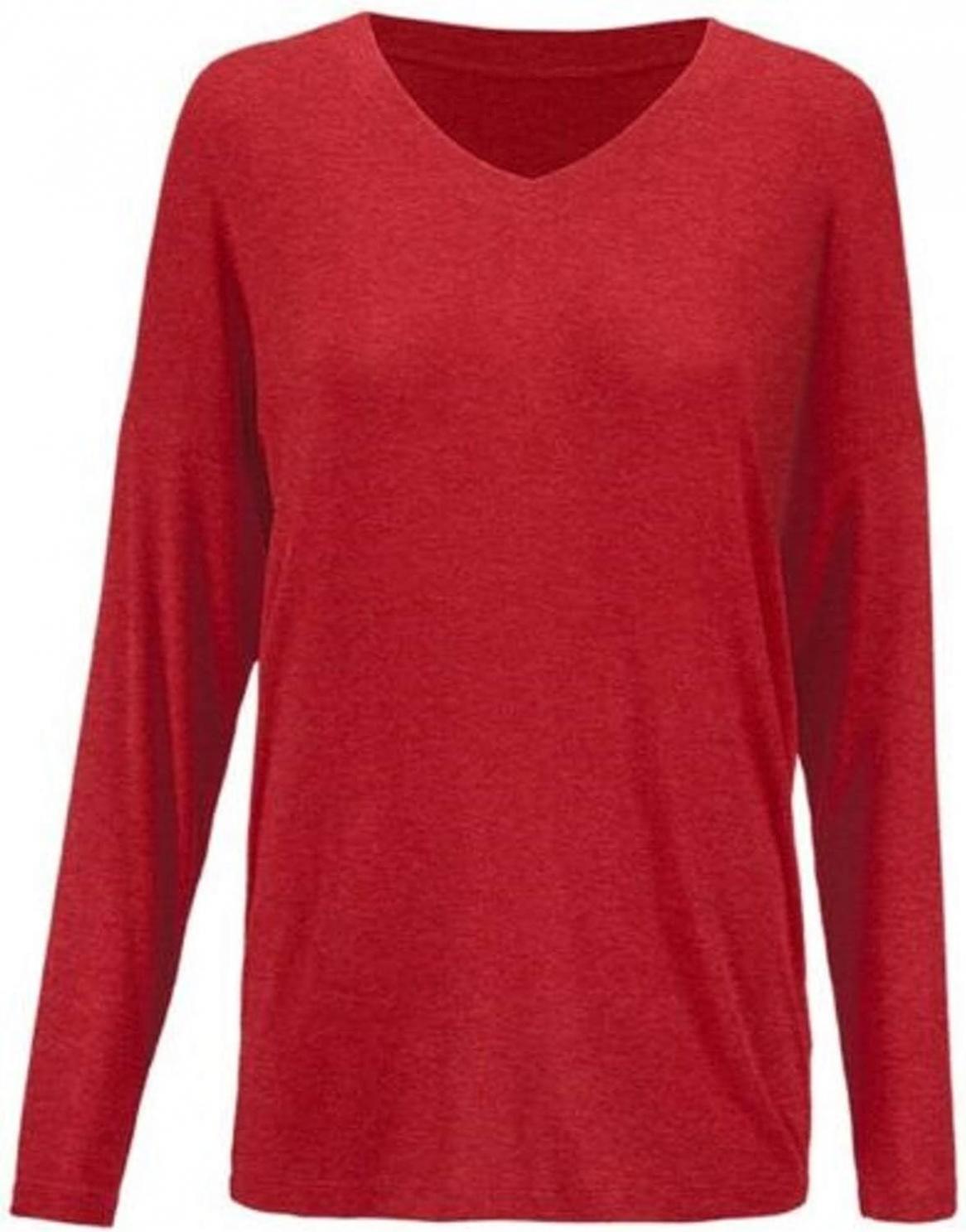 cabi Serenity Tee FireBrick Color