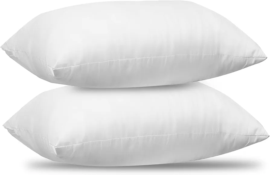 Throw Pillows 12x20 (Pack of 2), Premium Filling Down Alternative Throw Pillows Insert for Decorative Indoor Pillows, Throw Pillows for Bed, Couch and Living Room