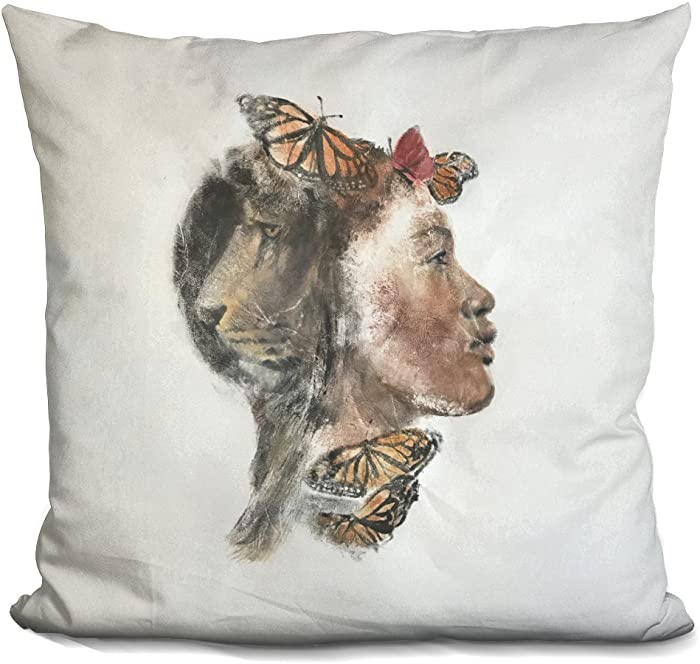 LiLiPi Lioness Decorative Accent Throw Pillow