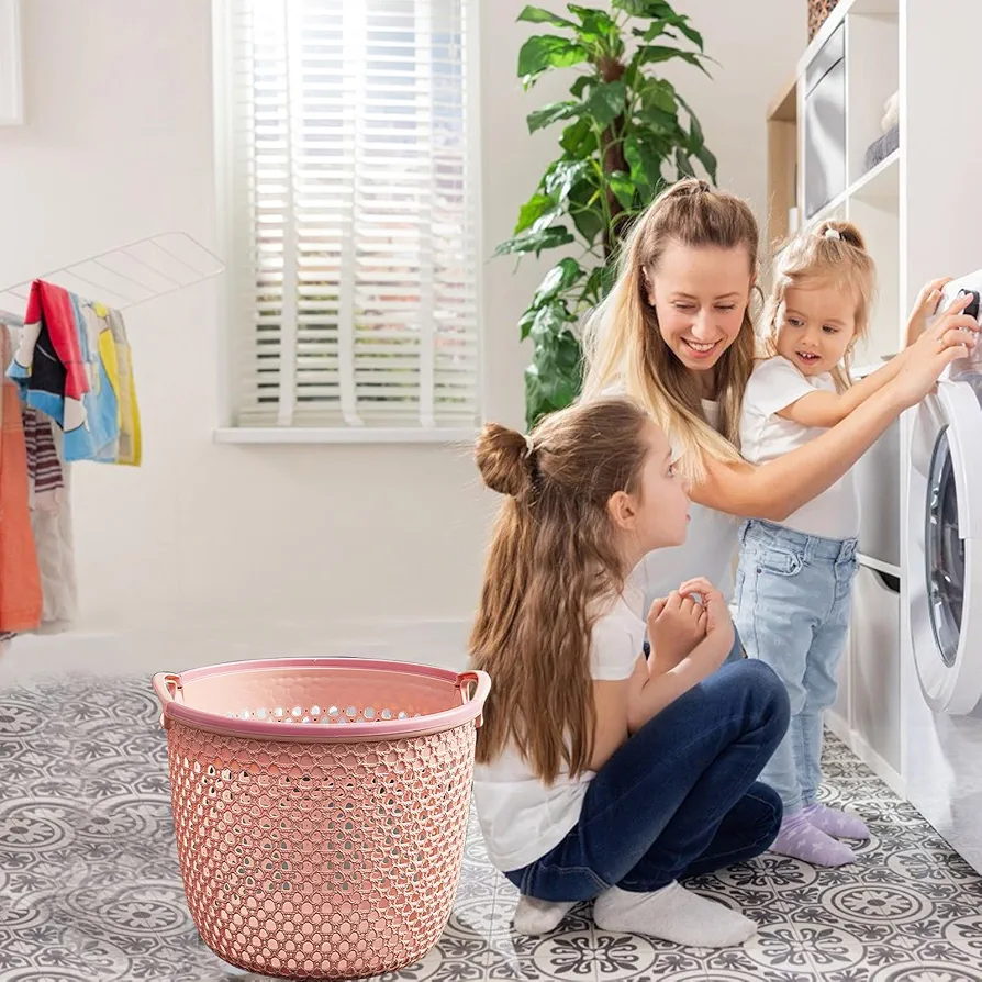 Portable Dirty Clothes Hamper Dirty Clothes Storage Basket, Large Capacity and Strong Load-Bearing Capacity Without Deformation for Bathroom, Washroom, Laundry Room, Checkroom, Living Room