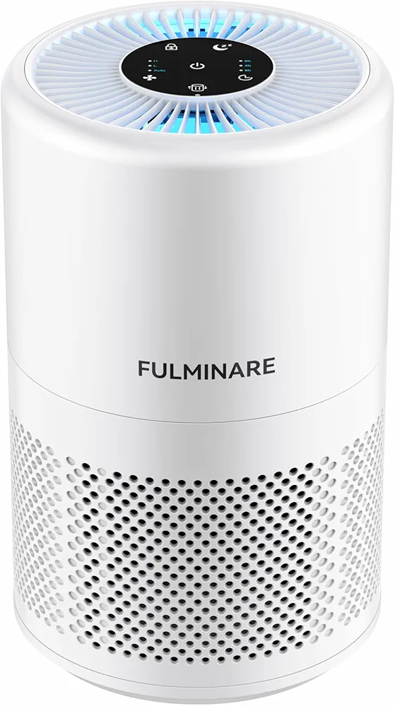 FULMINARE Air Purifiers for Home Large Room, 1095 Ft² Coverage, H14 True HEPA Air Purifier for Bedroom, Pets, Smokers, PM2.5, VOCs... 14 Air Cleaner with Auto Variable Frequency, Sleep Mode, Timer