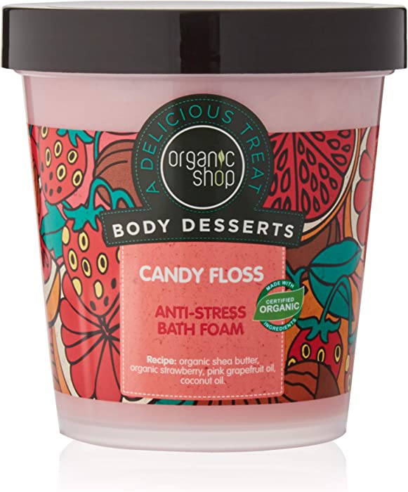 Organic Shop Body desserts Candy Floss Anti-Stress Bath Foam 450ml