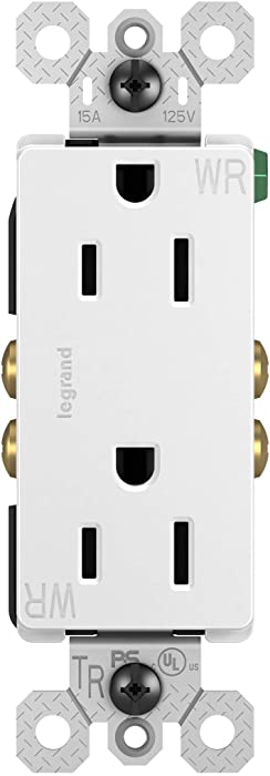 Legrand-Pass & Seymour 885TRWRWCC8 WR DECO RECP 15A/25V WH WR DECO RECP 15A/25V WH