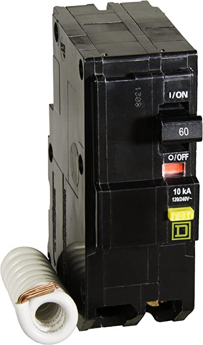 Square D - QO260GFICP QO 60-Amp Two-Pole GFCI Breaker