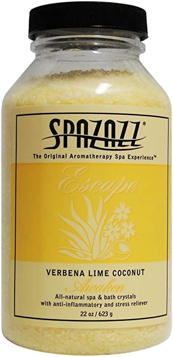 Spazazz 7377C Spa and Bath Crystals, Lime Coconut , 22 Ounce