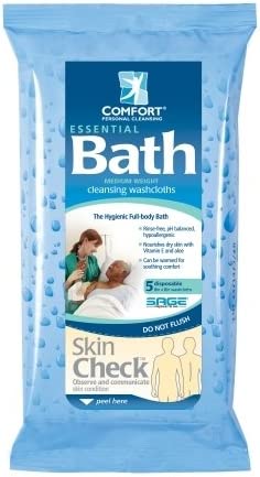 MCK78001800 - Bath Wipe Essential Bath Soft Pack Aloe Fresh Scent