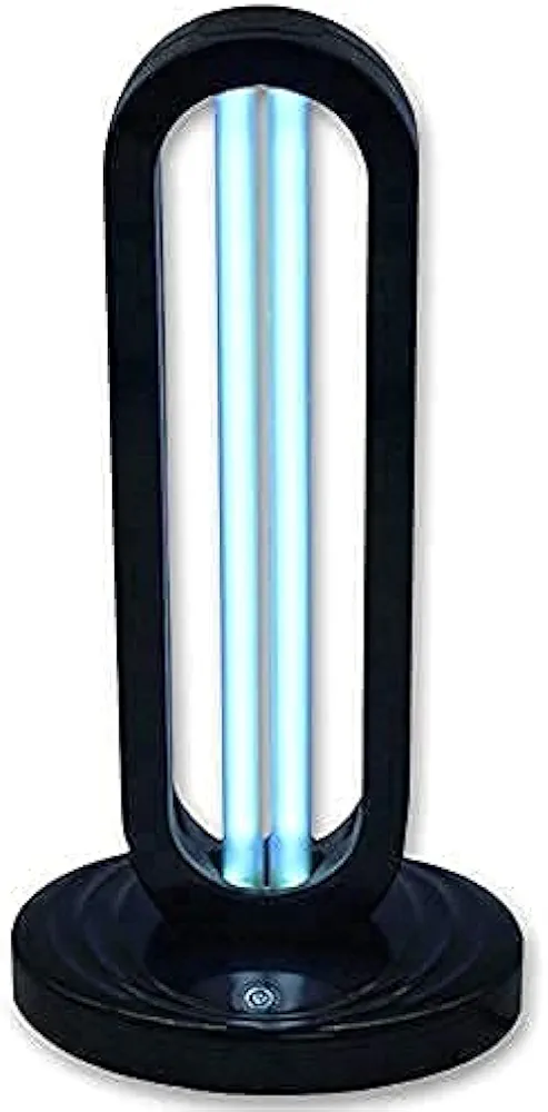 | UVILIZER Tower - UV Light Sanitizer & Ultraviolet Lamp (Portable UV-C Cleaner for Home, Travel, Room | Powerful 38W UVC Disinfection Bulb | Remote Control | USA)