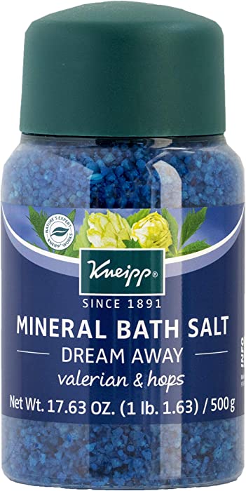 Kneipp Mineral Bath Salt, Dream Away, Valerian & Hops, 17.63 fl. oz.