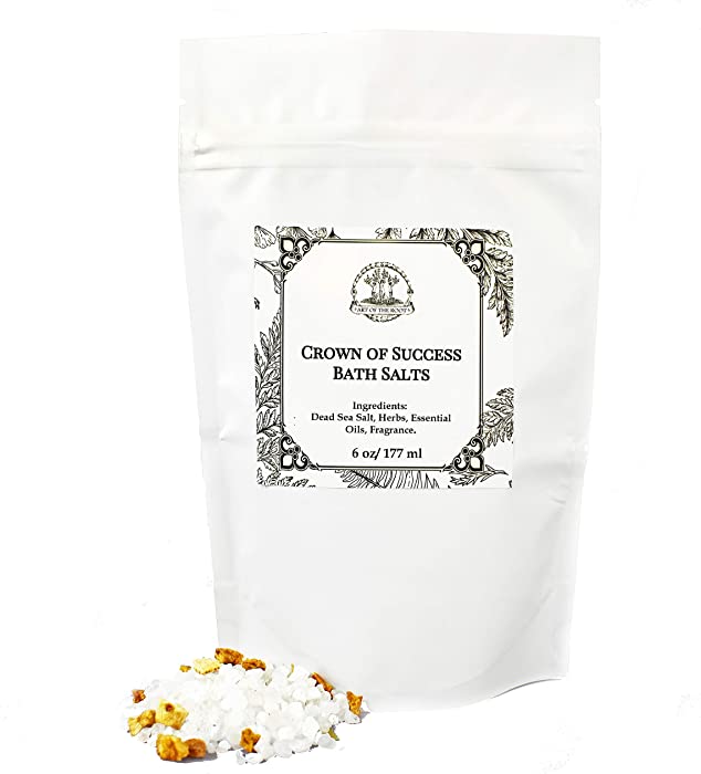 Crown of Success Bath Salts 6 oz for Success, Prosperity, Victory & Achievement Hoodoo Voodoo Wiccan Pagan Magick