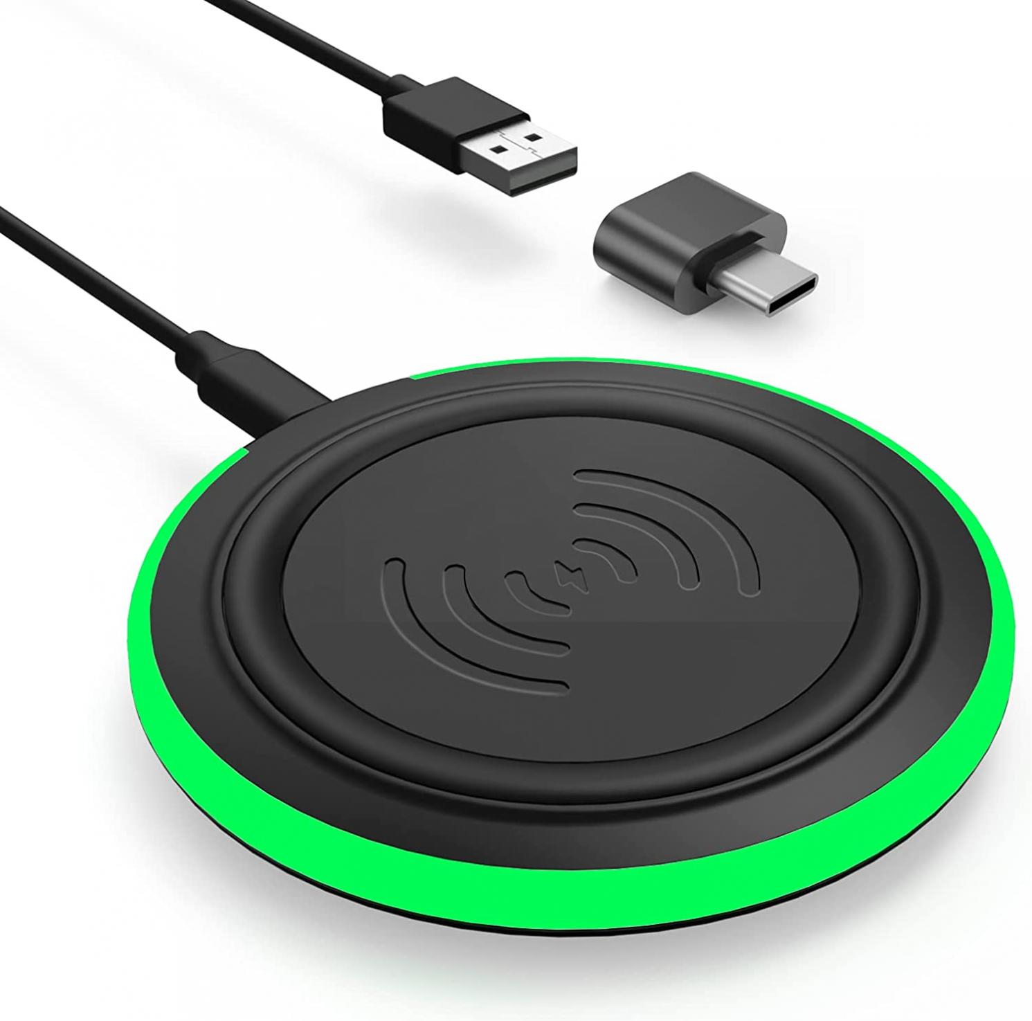 Wireless Charger 15W Max Fast Wireless Charging Pad Qi-Certified Wireless Phone Charger for iPhone 14/14Plus/14 Pro/14 Pro Max/13/12/11/X/SE/8, Samsung Galaxy S22/S21/S20, Note20/10, AirPods Pro