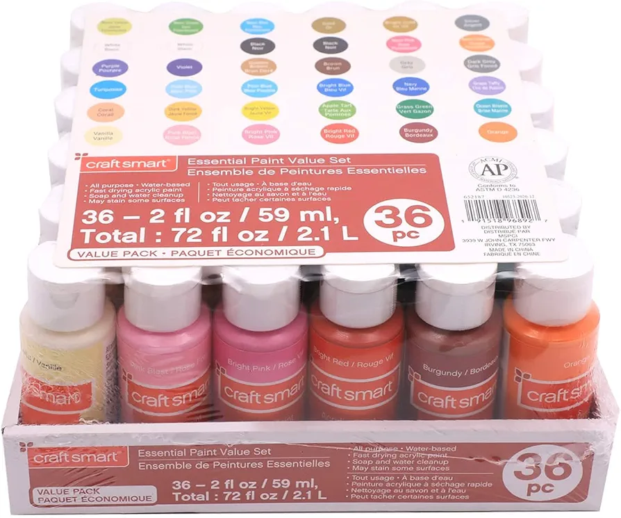 Craft Smart Essential Paint Value Set